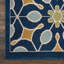 Tapis bleu marine traditionnel Janyce-301741255
