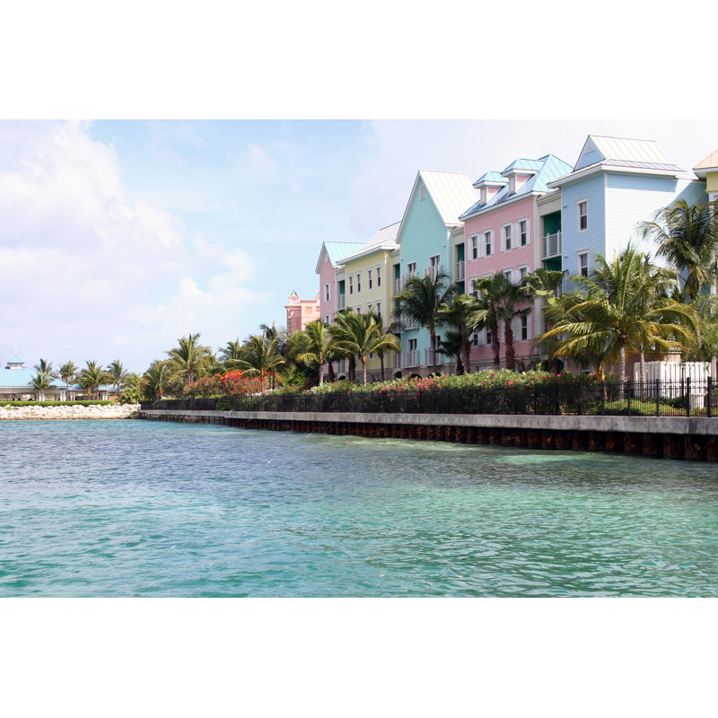 Ocean Condos by Janalynn - Wrapped Canvas Print, 51cm H x 76cm W