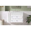 30-Inches Contemporary Wall Mounted Bathroom Vanity With 2 Drawers, 3 Holes Single Ceramic Sink, Space-Saving Floating Design-562883374