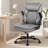 Marama Ergonomic Leather Office Chair with Flip-Up Armrests-544200754