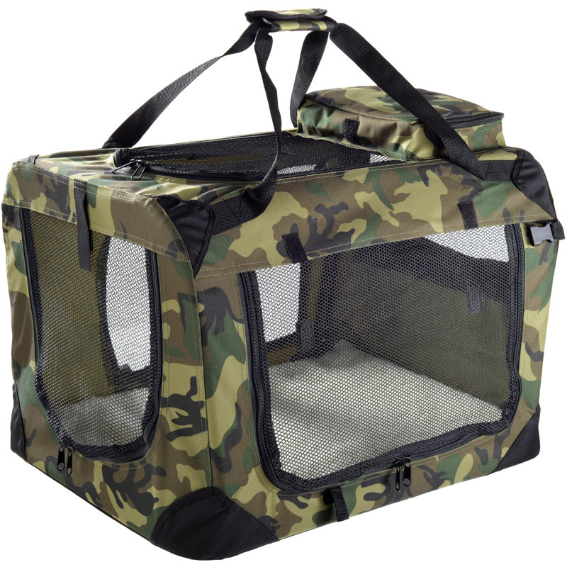 Chorley Collapsible Soft-Sided Crate with 1 Door, Large (52 cm H x 52 cm W x  70 cm L)