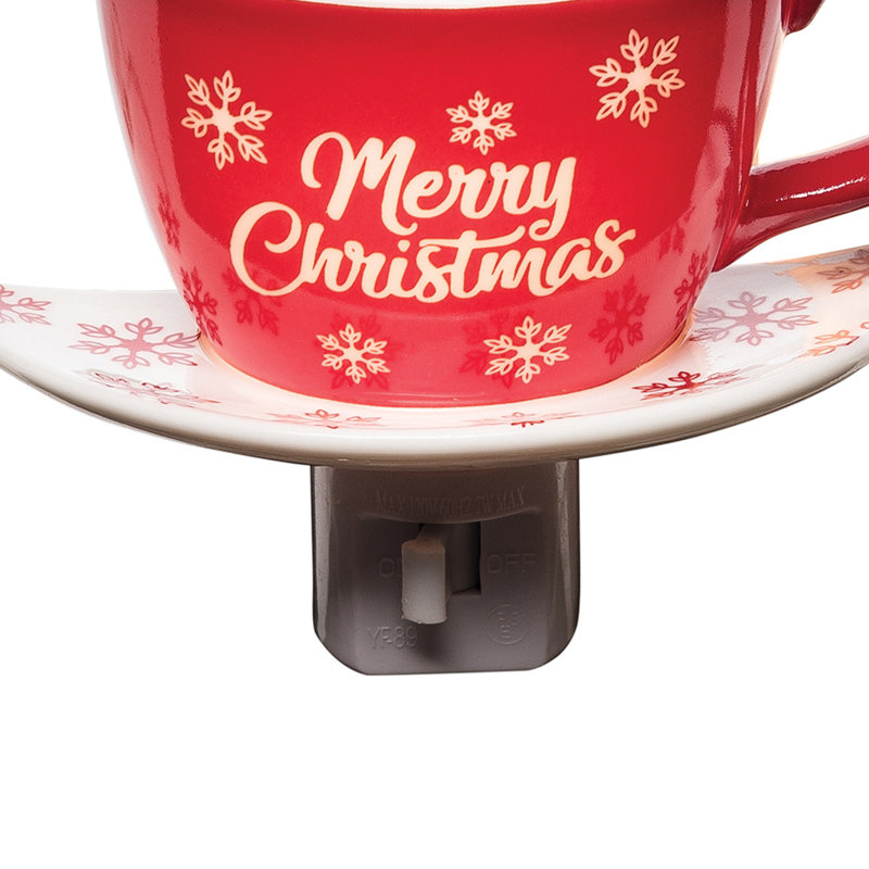 Veilleuse tasse de thé Merry Christmas