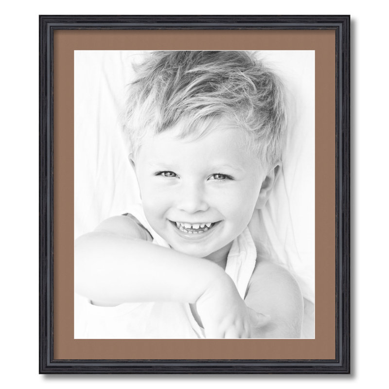Cadre pour photo simple 20 "x 24" en bois mat, Sable