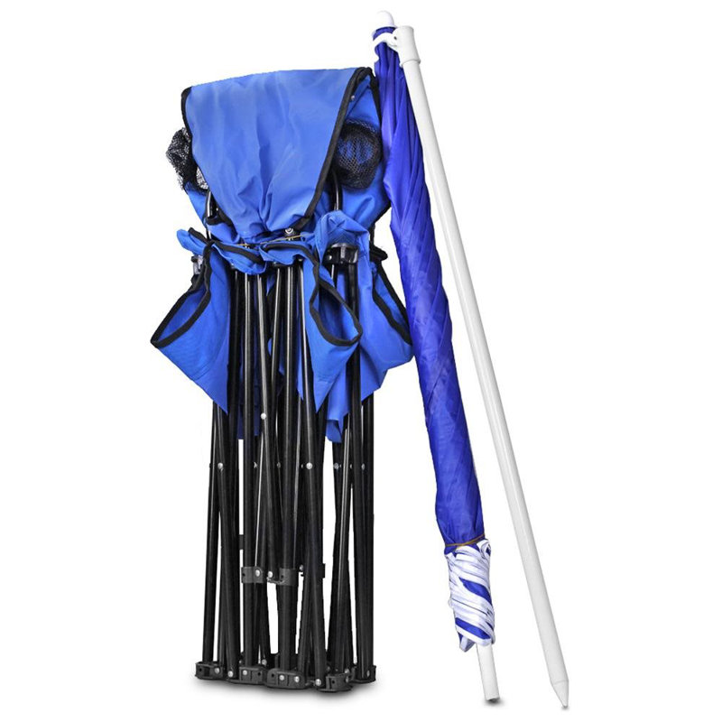 Lattimer Folding Camping Chair, Blue