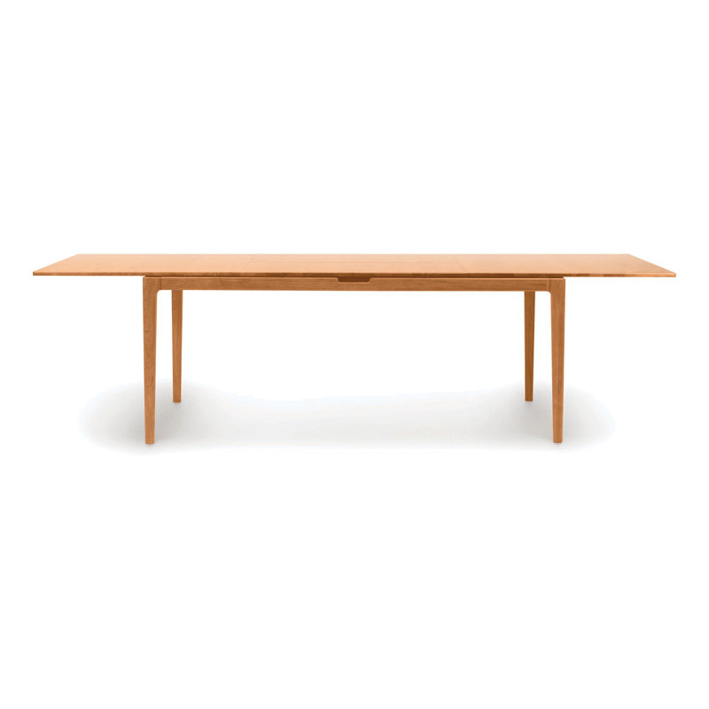 Lisse Dining - Extension Table - easystow extension and 39" leaf storage, 30" H x 72" L x 42" W, Natural Cherry