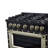 Ambassador 36" Gas range in Black