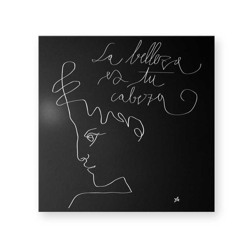 Magnetic Metal Photo Memo Board, Black