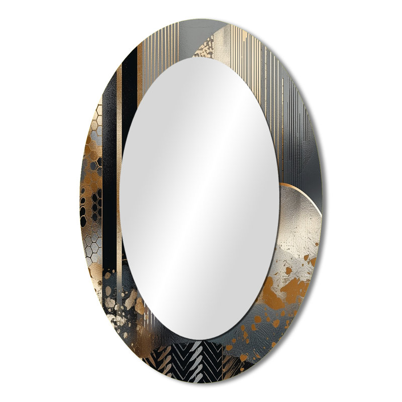 Miroir mural Shapes And Lines, 36 po x 24 po