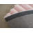 Nickole Collection Pink Ultra Soft Ribbed Faux Fur Area Rug-1756171870