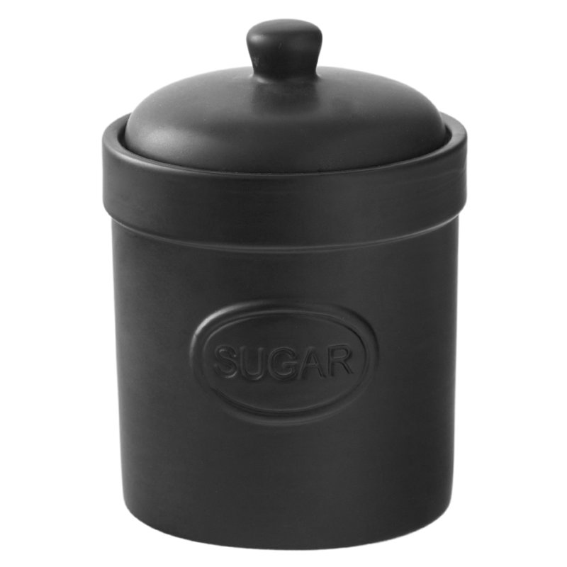 Sugar Canister, Black