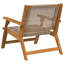 Garden Furniture Solid Acacia Wood Outdoor Seating Modern Chair Bench-1878726454