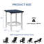 Rectangular Outdoor Side Table , 46cm cm W 37.5cm cm D
