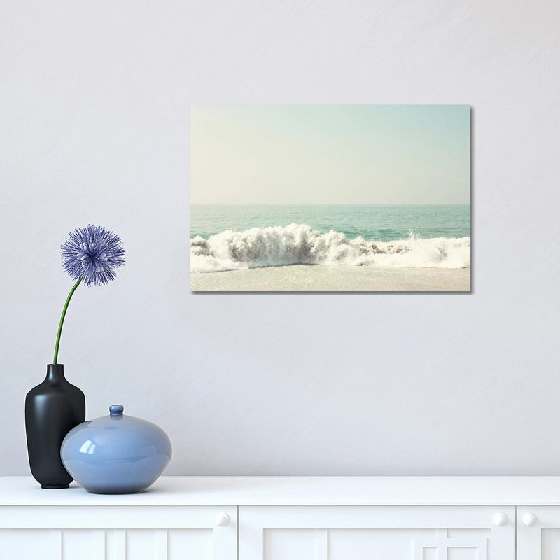 «Soft Waves» par Caroline Mint, impression sur toile tendue, H 8 po x l 12 po x P 0,75 po