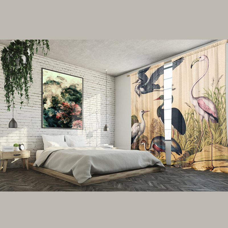 Blackout Curtain Panel Pair, 148 W x 400 D cm