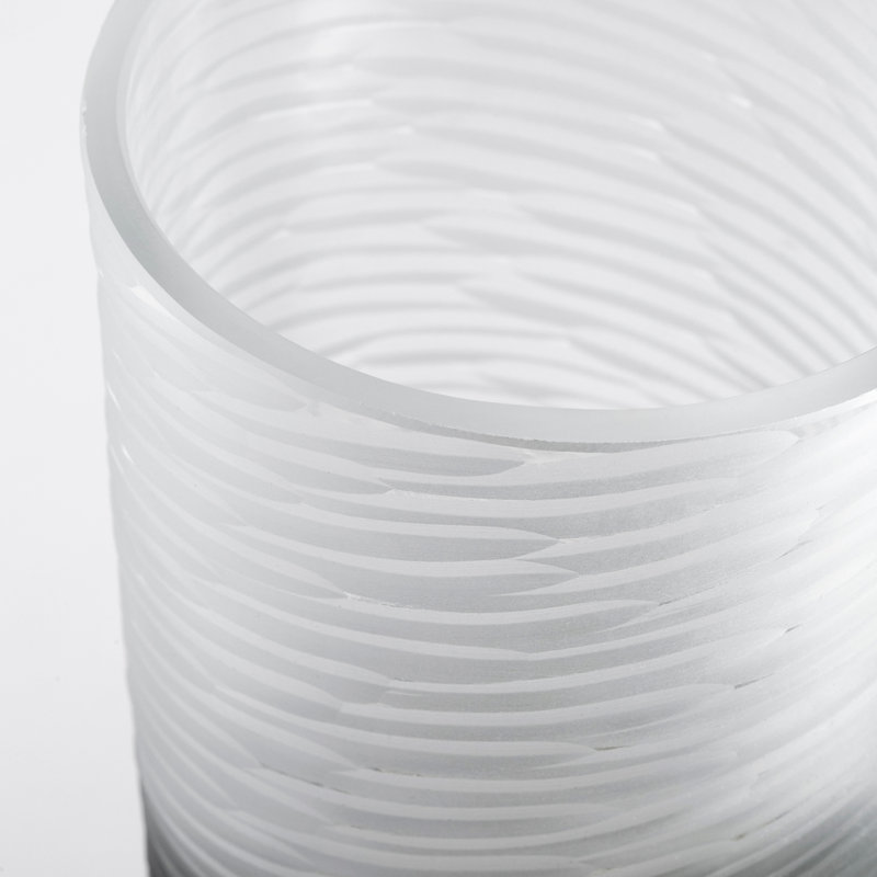 Canyonland Glass Table Vase, 17" H x 6" W x 6" D