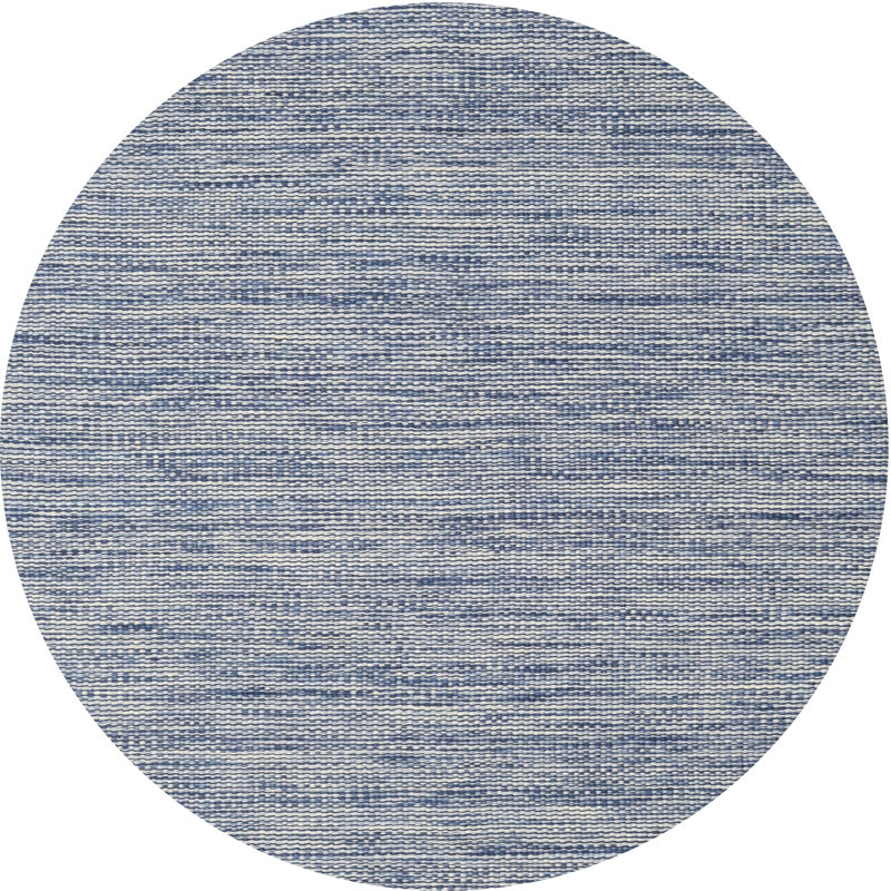 Abstract Indoor Rug, Round 7'