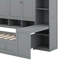 Lit de jour en bois avec trois tiroirs, armoire, bureau et tablettes-2014082767-2014082762