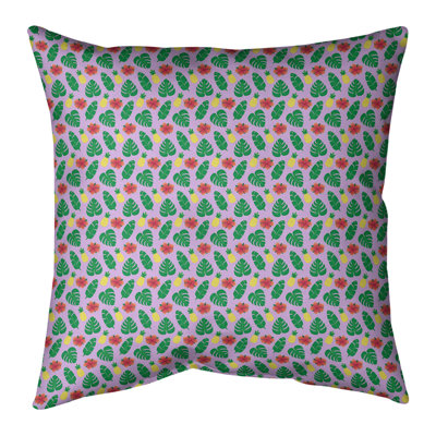 Coussin décoratif tropical Katelyn Elizabeth