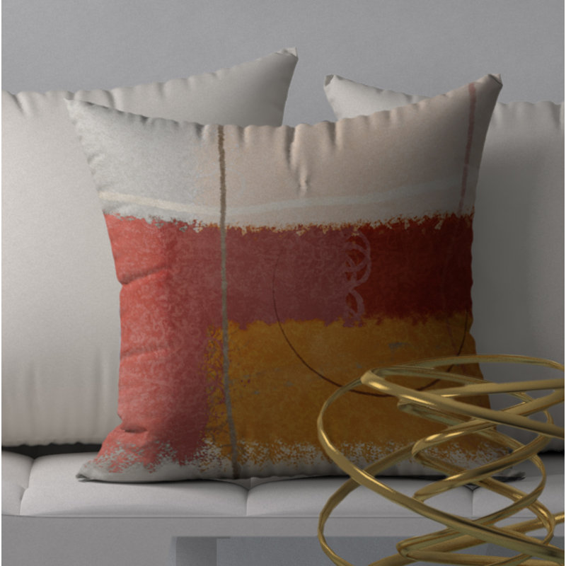 Housse de coussin carrée à cœur Armeur, 20 po X 20 po