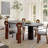 Durable solid wood dining table-116696300