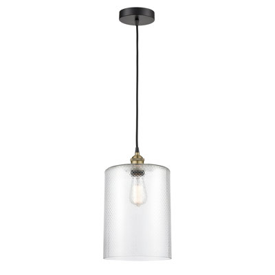 Luminaire suspendu cylindrique simple à 1 lumière Karon