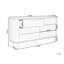 Anastasiea 153cm W Chest of Drawers