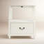 Mabel Marble 1 drawer Nightstand-340726232