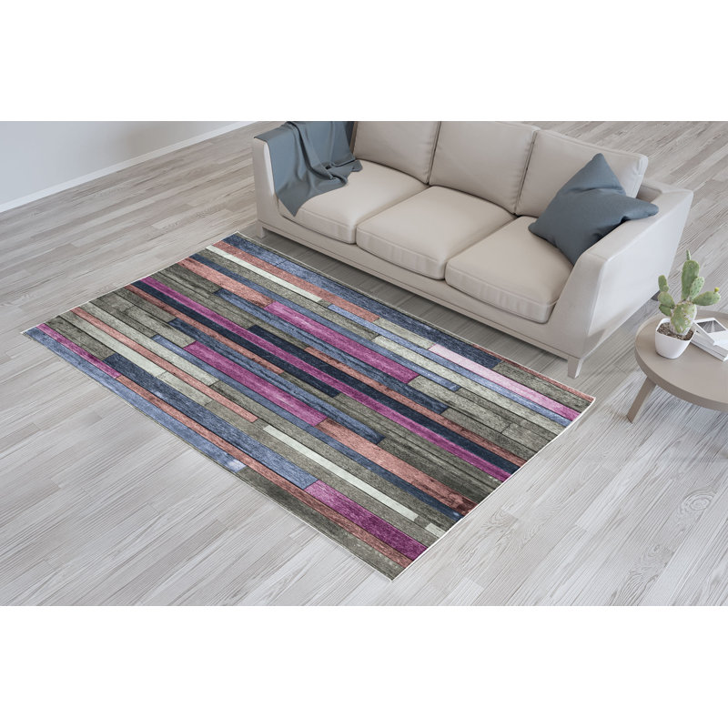Tapis turc Ambesonne, Rectangle 2 pi 7 po x 4 pi 11 po