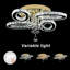 4 - Light Crystal LED Chandelier