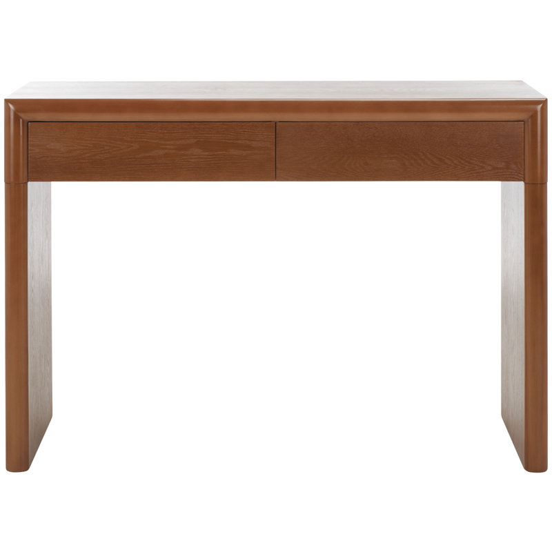 Console avec rangement Valorie, Brun naturel