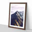 Mountain Ridge in Switzerland - Picture Frame Painting Print-56738036-56738032