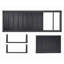 Higold 6977 Emoti Outdoor Chaise Lounge With Space Aluminum Set Of 2