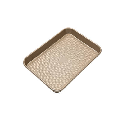 Small Gold-Coated Nonstick Sheet Pan 9.5 x 13 x 1 (2 pack) » NUCU®  Cookware & Bakeware