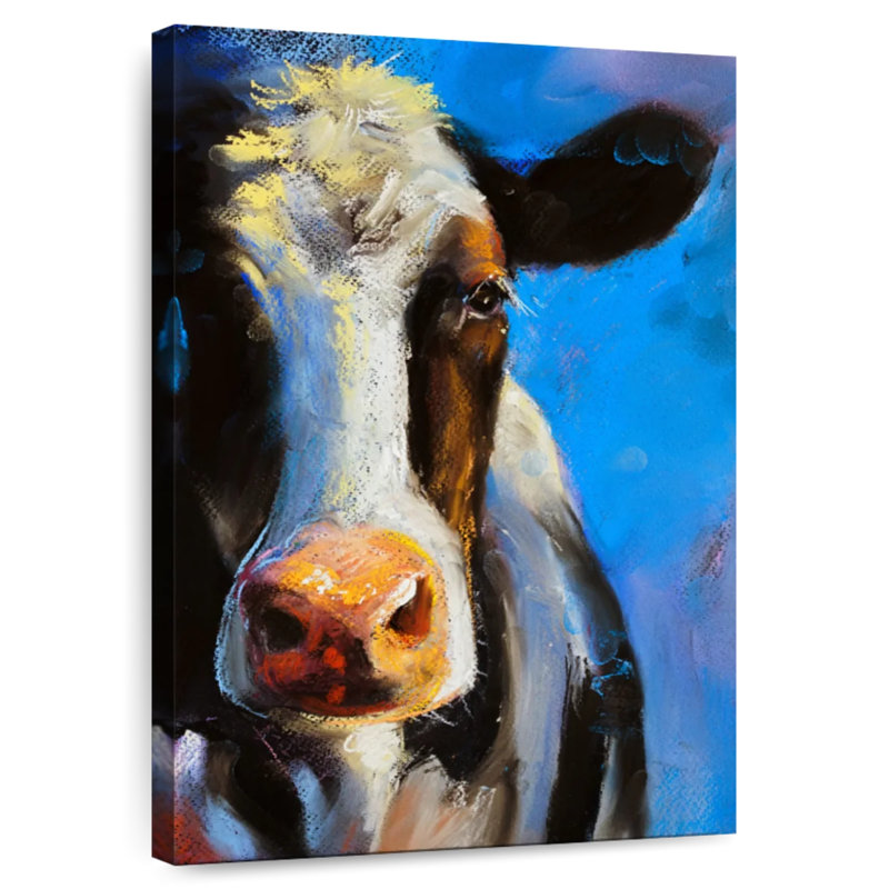Visage de vache Brampt, H 51 po x l 34 po