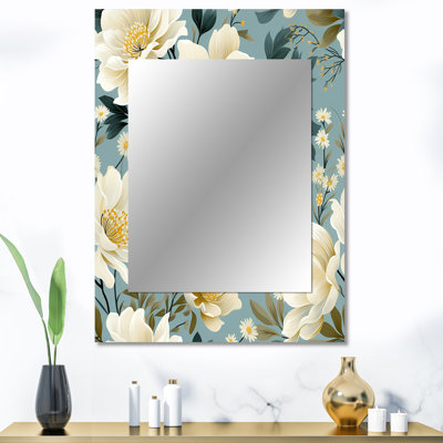 Adannaya Subdued Oasis Boho - Miroir mural décoratif floral