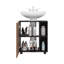 Pascuale Two Side Shelves Under Sink Cabinet With One Doors, Cut-Out Back, Compact 22 Freestanging Bathroom Storage-1744656165