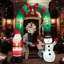 Bonhomme de neige gonflable