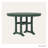 Nautical Trestle 48" Round Dining Table-50289659