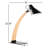 Lotte Solid Wood Arched Lamp-50739458