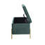 Banc de rangement à couvercle rabattable rembourré-980366974
