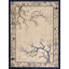 Rectangle 1900s Ivory Beige Cream White Wool Antique Hand Knotted Pile Rug