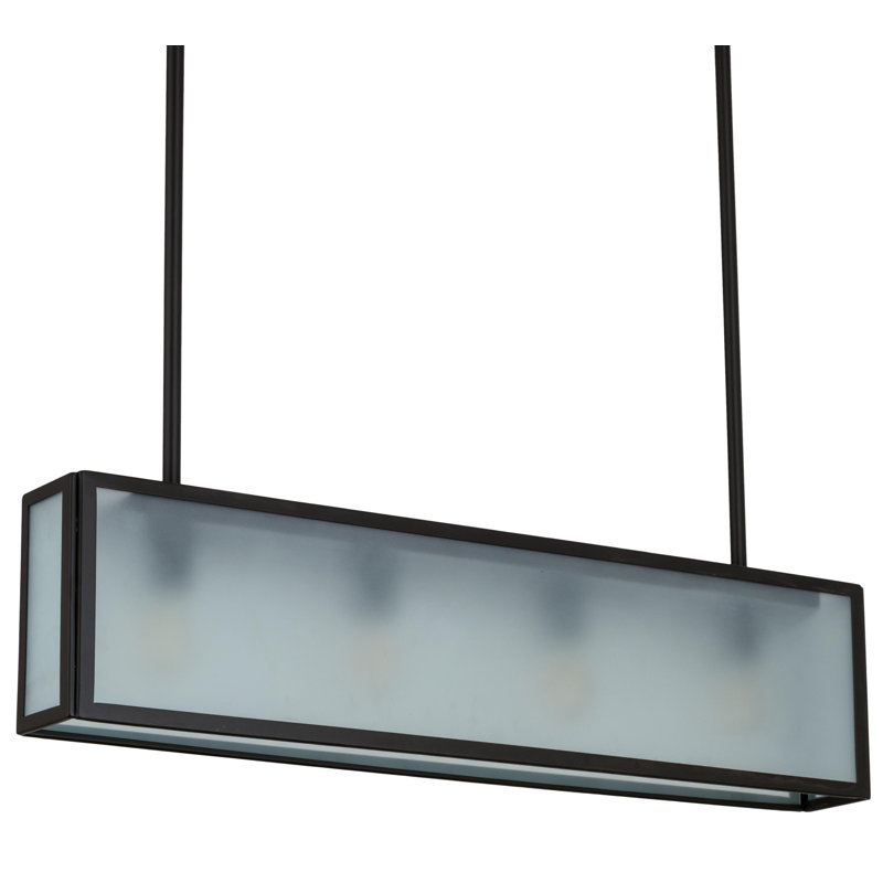 Luminaire suspendu carré / rectangulaire à 4 lumières Affinity