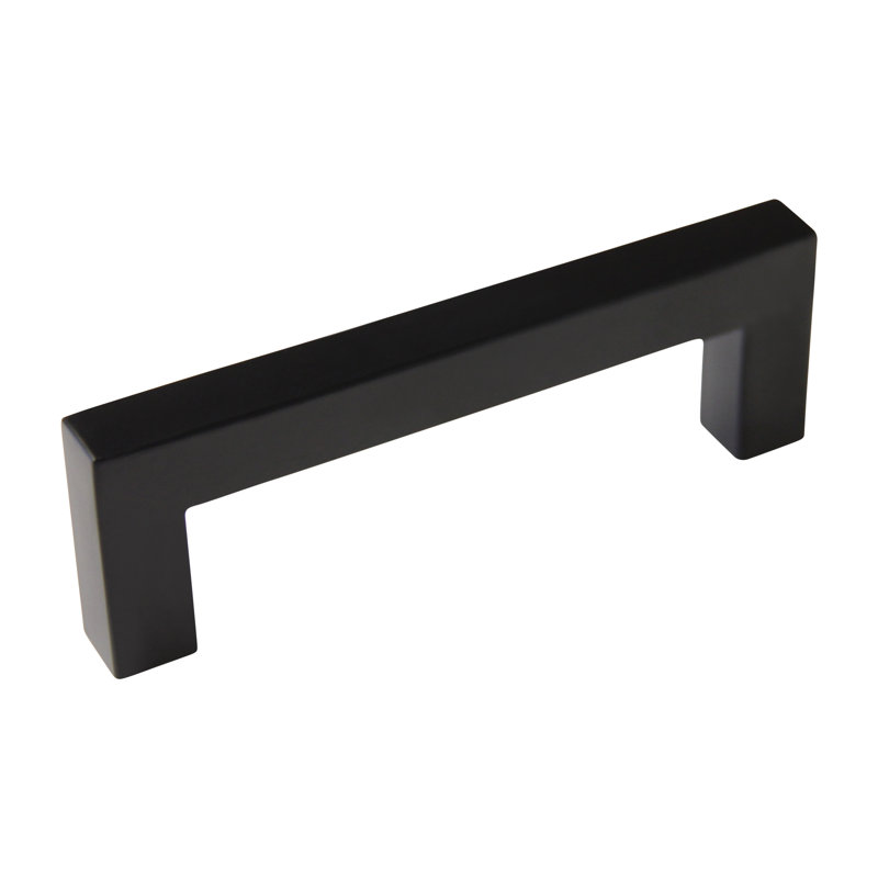 Poignée barre 3,75 "Edge to Center, Noir