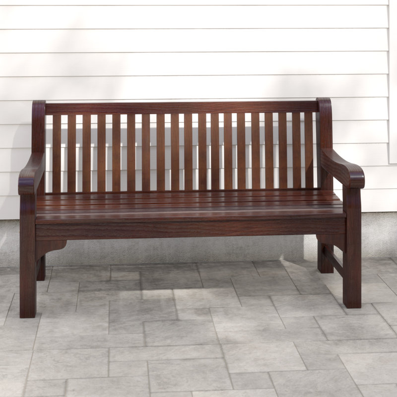Solid Wood Eucalyptus Outdoor Bench