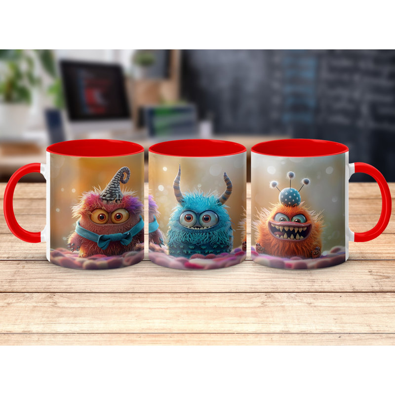 Ceramic Coffee Mug, Red