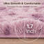 Solid Colour Machine Tufted Shag Area Rug-565795694