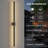 Black Dimmable LED Outdoor Wall Lantern Sconce With Frosted Glass-862363411