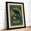 Music Appreciation Art Deco - Framed Print-486949172-486949162