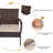 Acacia 4 - Person Patio Conversation Set with Cushions