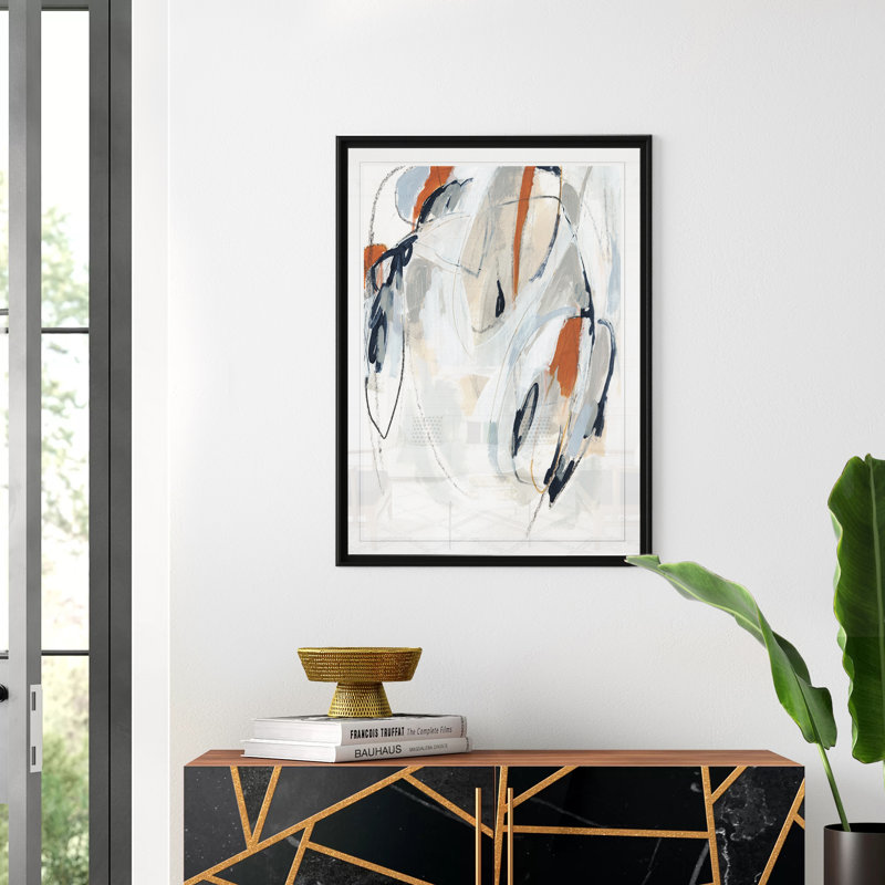 «Obfuscation I», reproduction sur toile, H 22,5 po x l 30,5 po, Impression encadrée, Doré